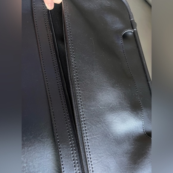 SAMSONITE Faux Leather LAPTOP Bag CASE Travel BRIEFCASE 15” Women MEN - Picture 9 of 14